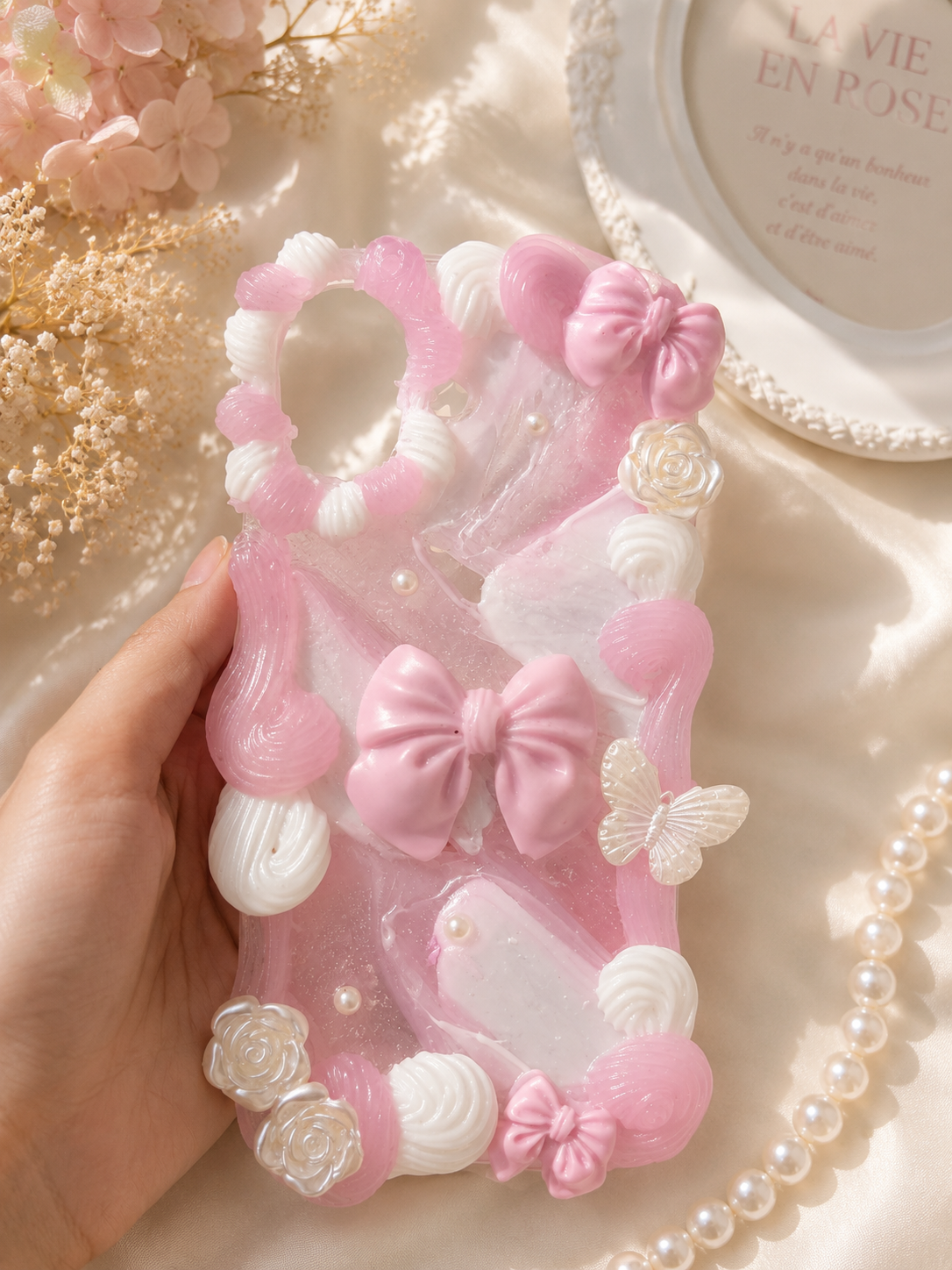 Handmade decoden phone case